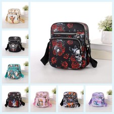Cartoon Crinkle Nylon Crossbody Woman Small Shoulder messenger Satchel Bag