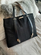 River Island Large Black Suede