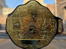 world heavyweight big gold championship belt wrestling replica title 2mm