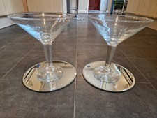 Pair of Short Martini Glass