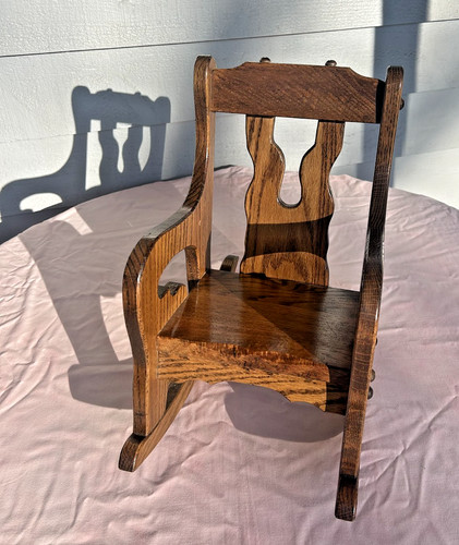 Vintage solid oak doll s - vintage,