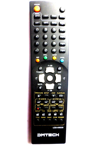 Dmtech dvd combi remote - dmtech, tv/dvd