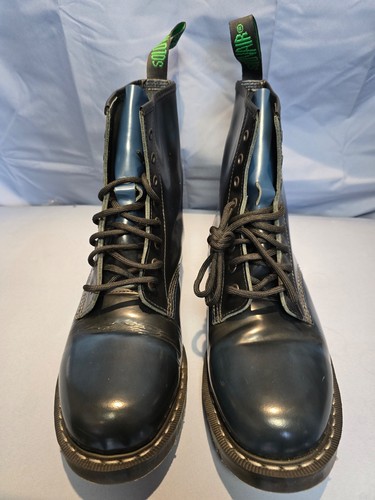 Solovair two tone blue - two-tone, boots