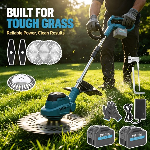 Cordless strimmer with - 9'',