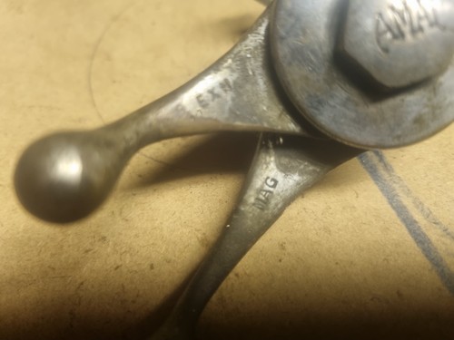 Vintage brass inch bsa norton - inch,