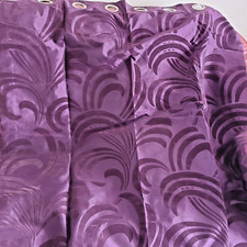 X2  Dunelm Jacquard Purple