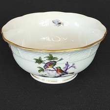 Herend Hungary Rothschild Bird Pattern Hand Painted Bowl Post 1948