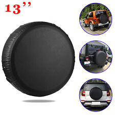 For Car Truck SUV Trailer 13" Spare Tire tyre Wheel Cover Heavy Duty R13 Black