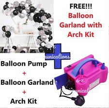 Air High Power Blower Portable 600W Electric Balloon Pump Inflator 2 Nozzle