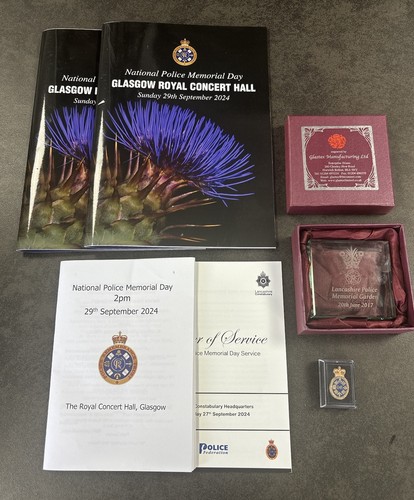 Lancashire police memorial day - police,