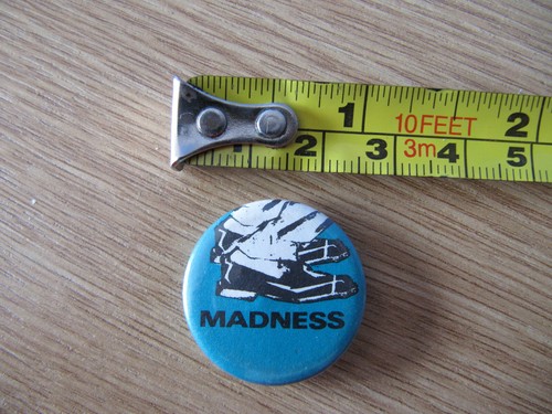 Madness vintage badge 1 - madness,