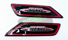 Genuine MINI John Cooper Works F54 Clubman Chrome Badge Scuttle Inserts JCW