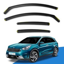 KIA NIRO/NIRO EV 2016-2022 5 Door SUV Wind Deflectors 4pc Edgevisors Tinted