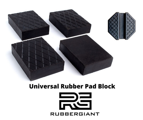 Jacking beam rubber support - jacking,