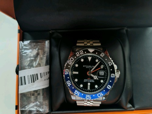 Stuhrling gmt 42mm diver - stuhrling,