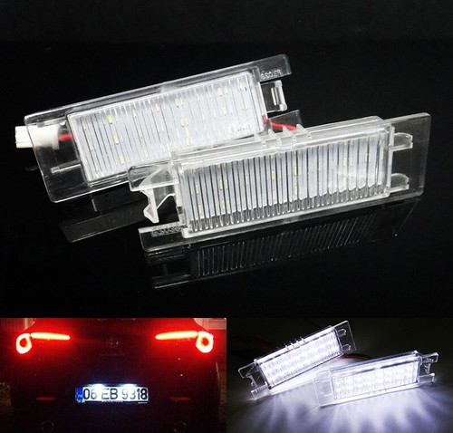 Led licence number plate - number,