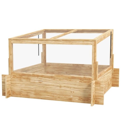 Outdoor raised garden bed with - outdoor,