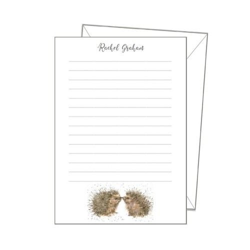 Hedgehog notepaper - hedgehog,