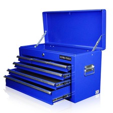 162 US PRO TOOLS BLUE MECHANICS 6 DRAWER TOOL STORAGE CHEST BOX CABINET 