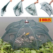 Foldable Fishing Bait Trap Crab Net Dip Cage Crab Fish Minnow Crawdad Shrimp