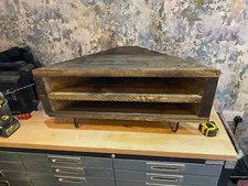 Corner TV Stand/TV Unit Chunky Rustic Handmade Reclaimed Furniture