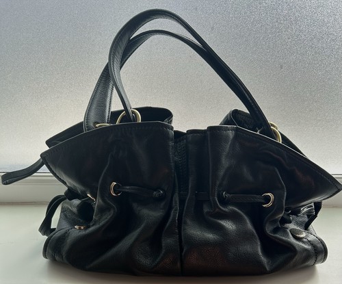 Coccinelle black leather bag - black,