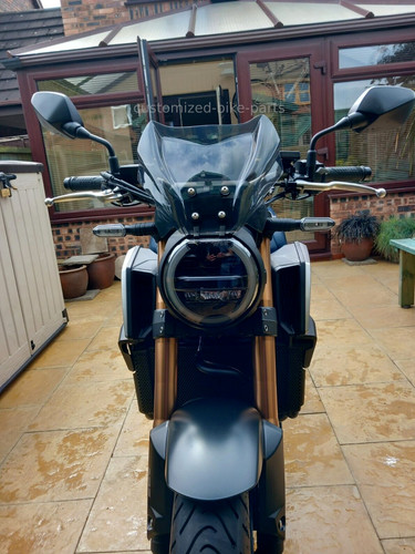Motorcycle grey windscreen - motorcycle,