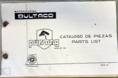 Original factory bultaco - original,