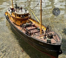SIRIUS Fishing Trawler 1.2m 47.2" 1:50 Adventures of Tintin RC Model Ship Kit