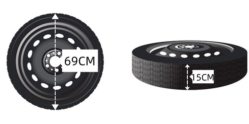 Spare wheel for - 18", nissan