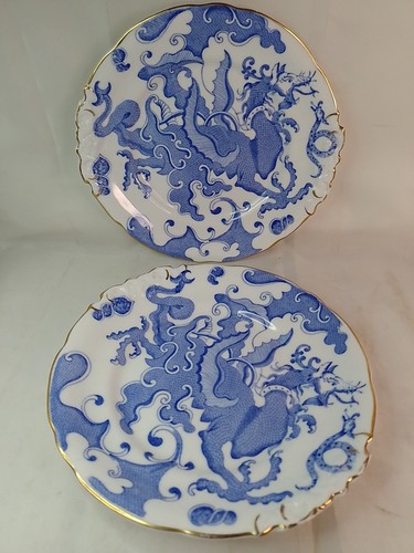 Dragons royal worcester - dragons, blue