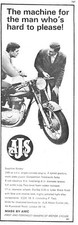 1965 Advert for A.J.S. 'SAPPHIRE 90' 248cc Motorcycles Vintage Original Print Ad