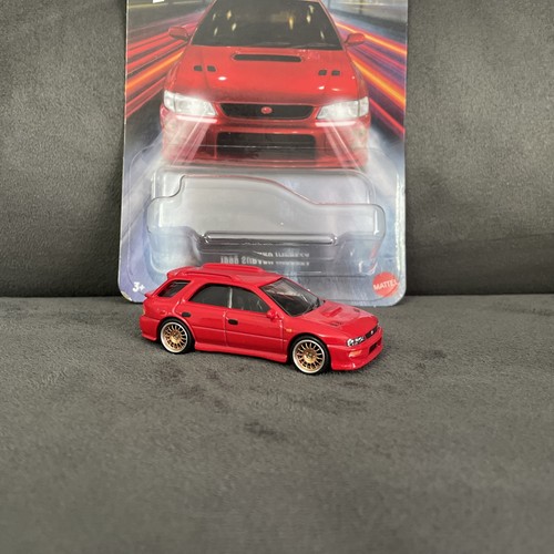 Hot wheels red subaru - red,