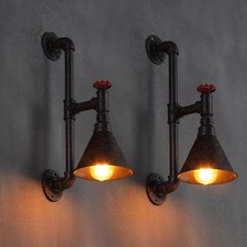 Industrial Wall Pipe Lamp