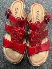 NEW Gabor  Ladies Red Patent