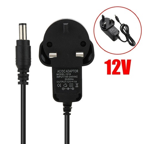 Universal plug 12v battery - 1a,