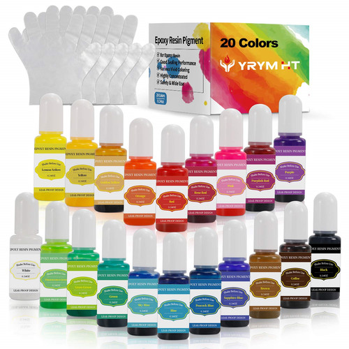 Epoxy resin pigment colors - resin, 20