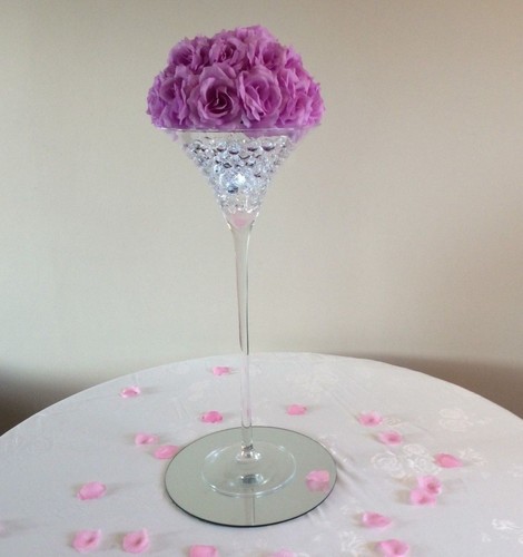 Martini vase hire 60cm - hire,