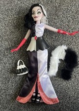 Disney Princess Villains Cruella De Vil Fashion Doll Toy 101 Dalmatians Movie
