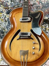 Musima Record Vintage German Carve Luxury Jazz Archtop Electric Guitar