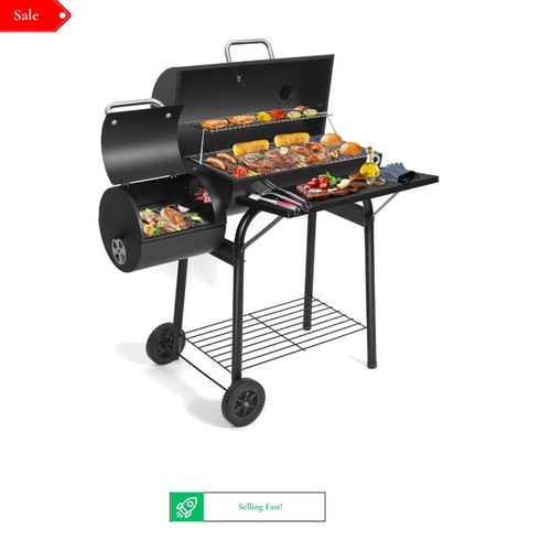 Charcoal bbq grill with - grill,