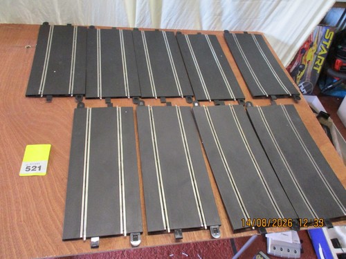 Scalextric track straights - ,
