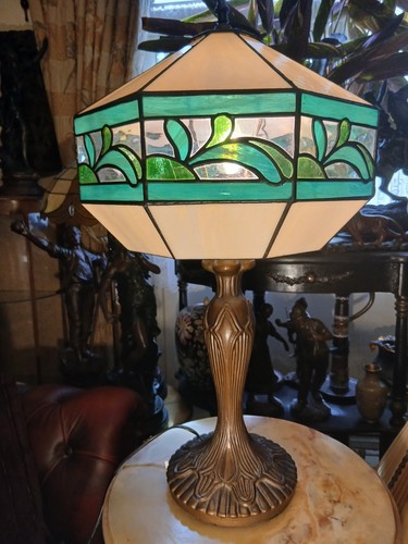 Large tiffany style - tiffany, octagonal
