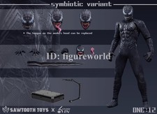 Pre-order SAWTOOTH STM-20251 1/12 Venom Collectible 6" Action Figure Model Toy
