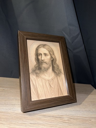 Framed photo jesus 4x6 - framed,