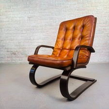 Vintage Danish Bentwood Tan