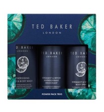 Ted Baker Power Pack Trio Body Spray Wash Deodorant Mens Christmas Gift Set