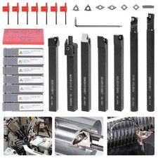 7 Set 10mm Shank Lathe Turning