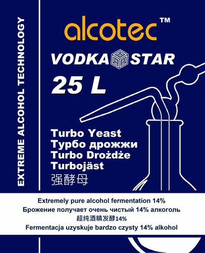 Alcotec vodka star - 5x, turbo