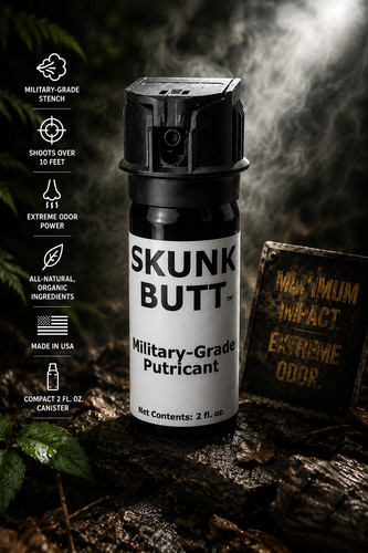 Skunk butt stink spray - skunk,
